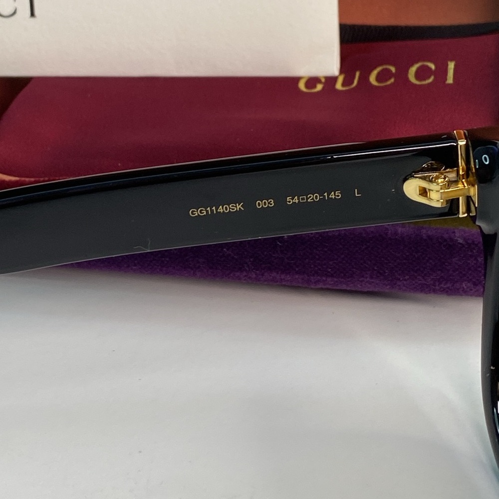 Gucci New Authentic GG1140SK 003 Men sunglasses - Picture 9 of 9